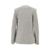 suna cotton and linen asymmetrical jacket