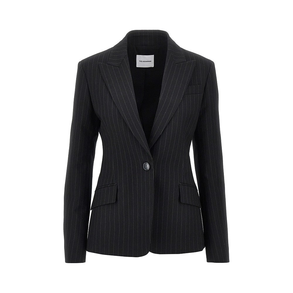 bianca jacket with pin-striped motif