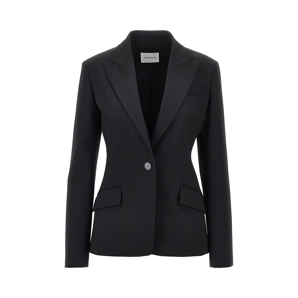 THE ANDAMANE 40 gabardine bianca jacket