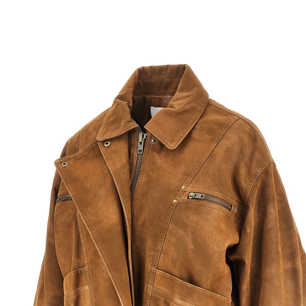 belma faux leather jacket