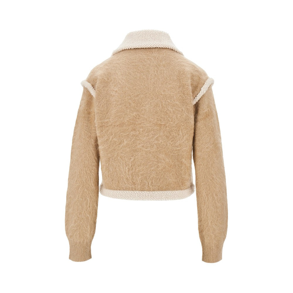 grizzly frankie brushed knit jacket