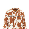 cow-motif cashmere jacket