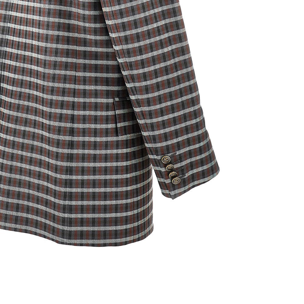 ETRO 40 wool-blend oversized double-breasted jacket