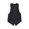 embroidered tailored vest