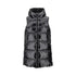 PINKO XS glossy coated nylon padded vest