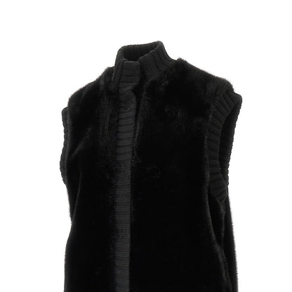 PINKO XS faux fur vest