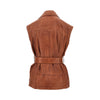 leather biker vest