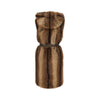 faux fur vest with belt