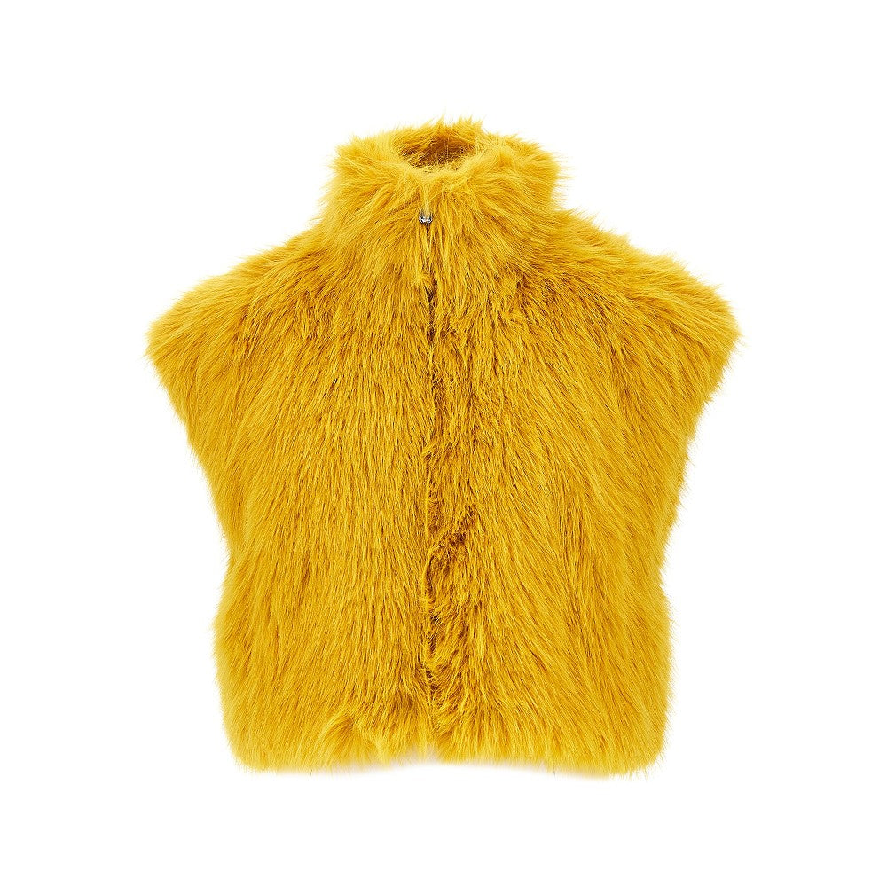 faux fur vest