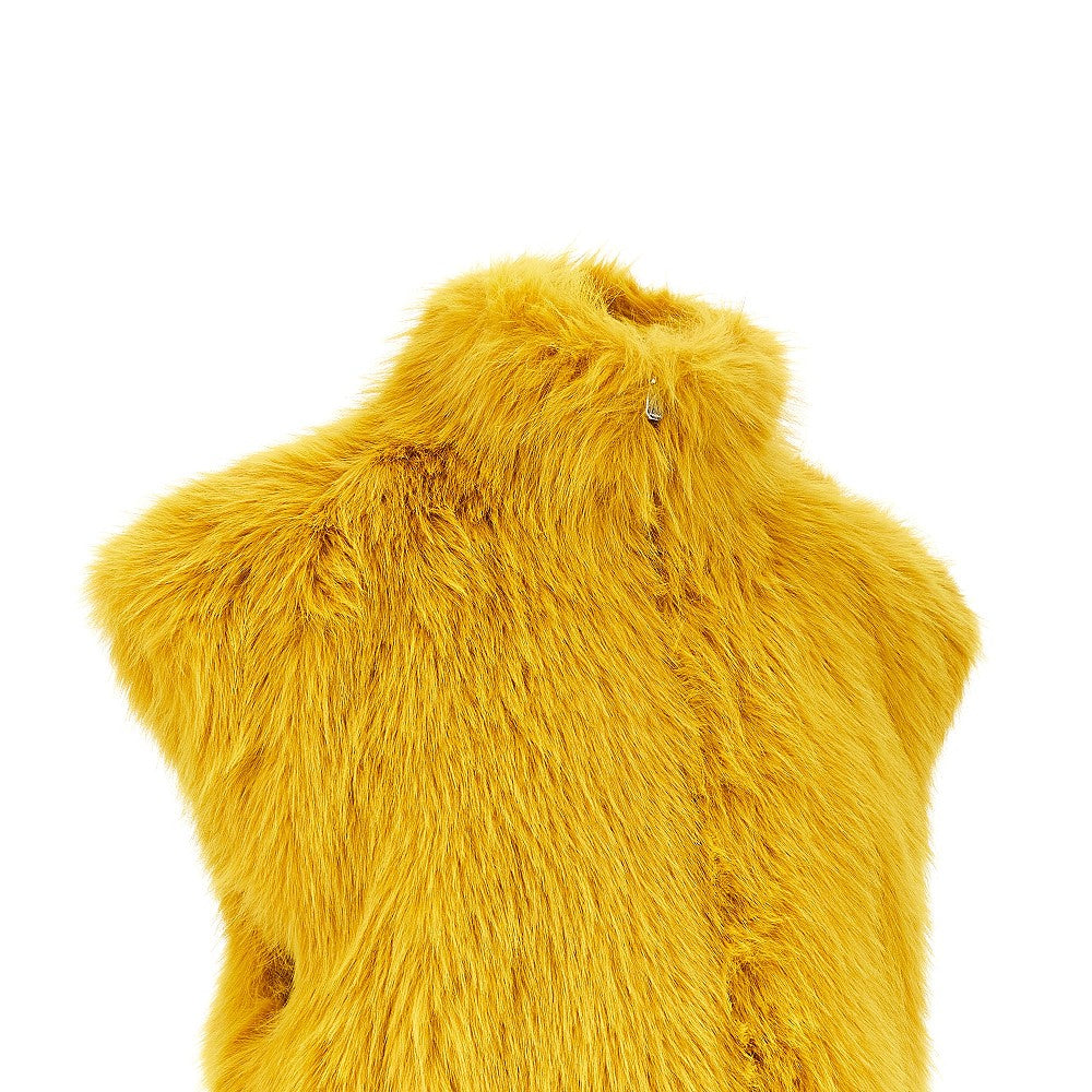 faux fur vest