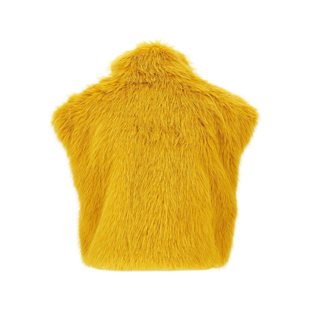 faux fur vest