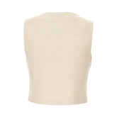 MSGM 40 viscose-blend canvas vest