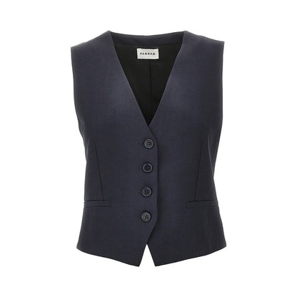 P.A.R.O.S.H. S linen-blend vest