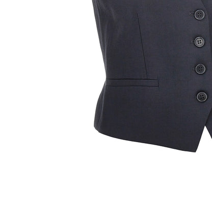 P.A.R.O.S.H. S linen-blend vest