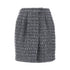 EMPORIO ARMANI 40 lurex tweed mini skirt