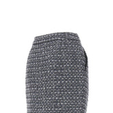 EMPORIO ARMANI 40 lurex tweed mini skirt
