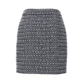 EMPORIO ARMANI 40 lurex tweed mini skirt