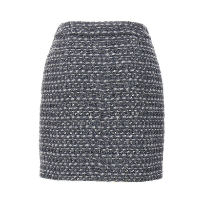 EMPORIO ARMANI 40 lurex tweed mini skirt