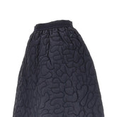 EMPORIO ARMANI 42 asv quilted nylon midi skirt