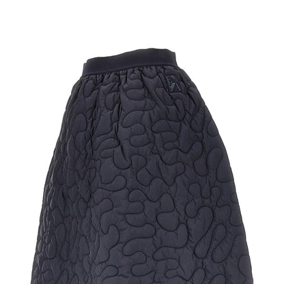 EMPORIO ARMANI 42 asv quilted nylon midi skirt