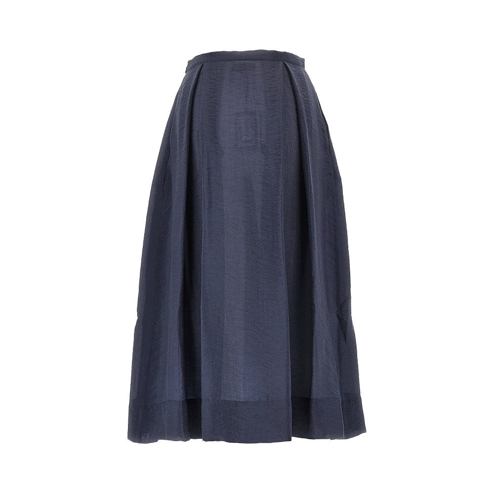 tecno creponne midi skirt