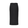 viscose-blend midi skirt