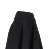 wool cloth knee-length skirt