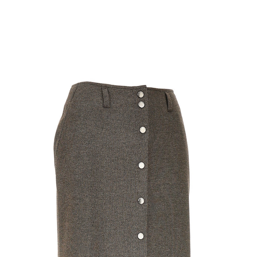 knitted midi skirt