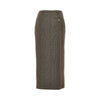 knitted midi skirt