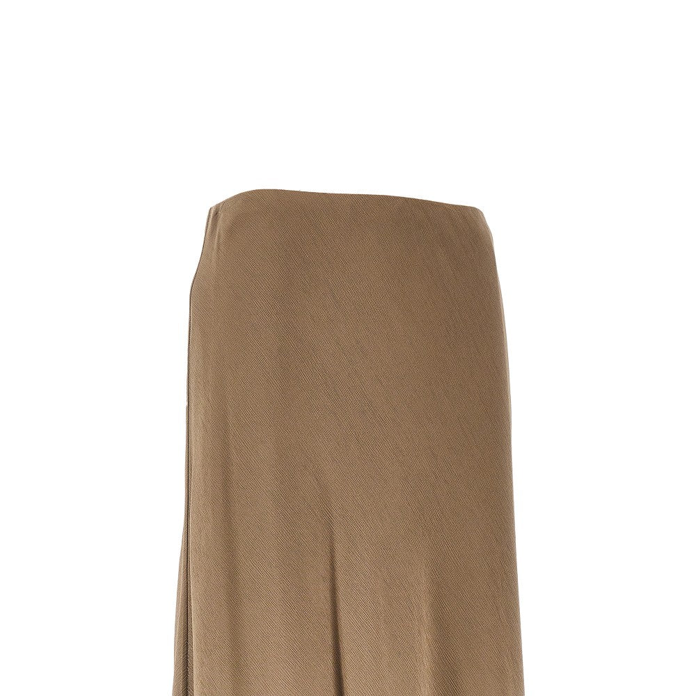 ALBERTA FERRETTI 42 crepe long skirt