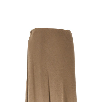 ALBERTA FERRETTI 42 crepe long skirt