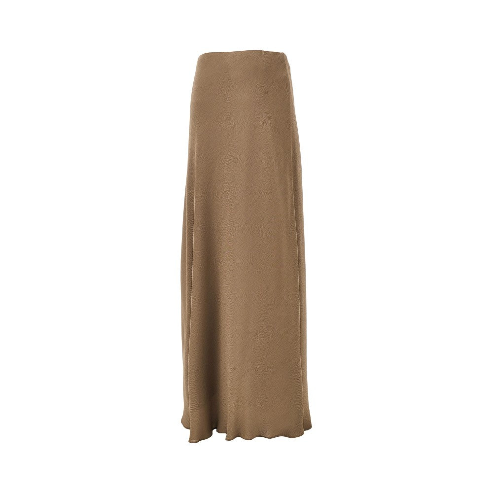 ALBERTA FERRETTI 42 crepe long skirt