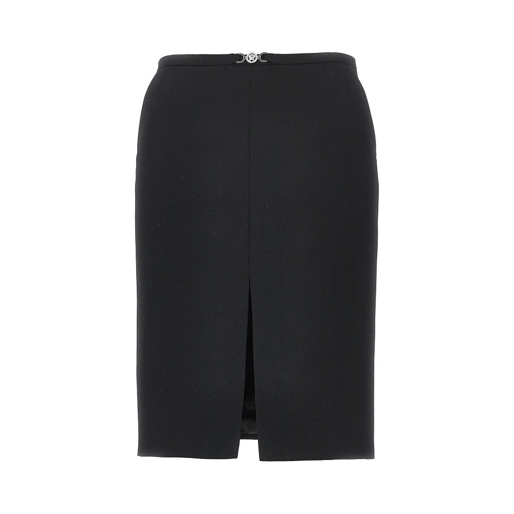 VERSACE 40 wool skirt with medusa 95 detail