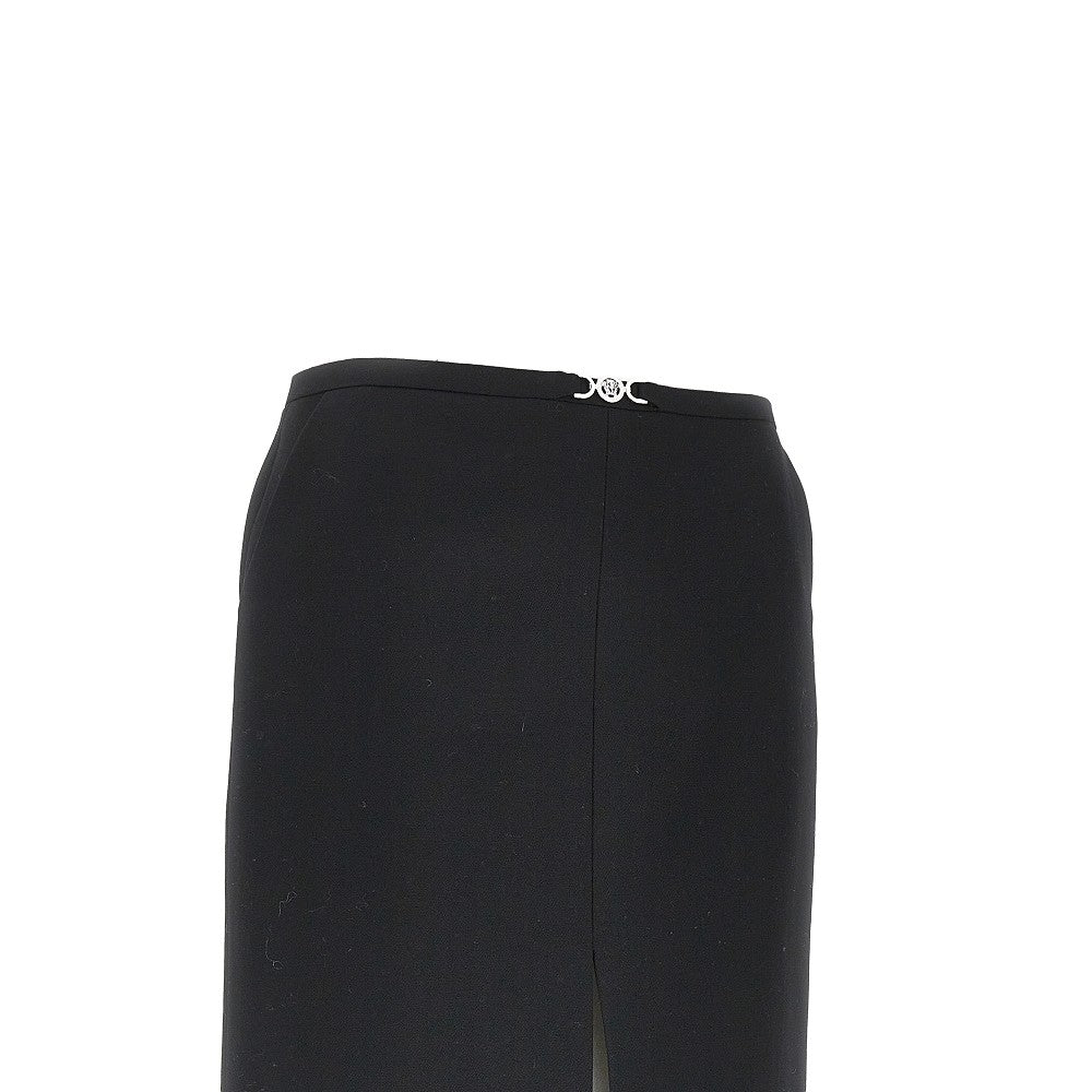 wool skirt with medusa 95 detail