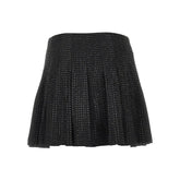 PINKO 42 strass-embellished pleated mini skirt