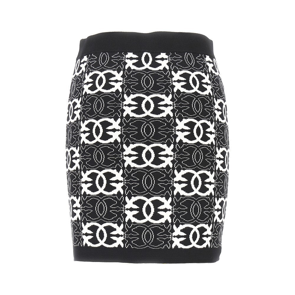 PINKO M jacquard knit mini skirt