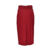 viscose-blend crêpe skirt
