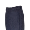 strass-embellished wrap-over midi skirt