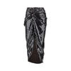 sequinned midi skirt