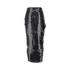 sequinned midi skirt