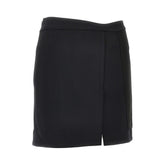 VICTORIA BECKHAM 10 double crepe and satin mini skirt