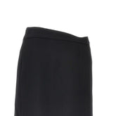 VICTORIA BECKHAM 10 double crepe and satin mini skirt