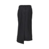 pressed flannel midi skirt