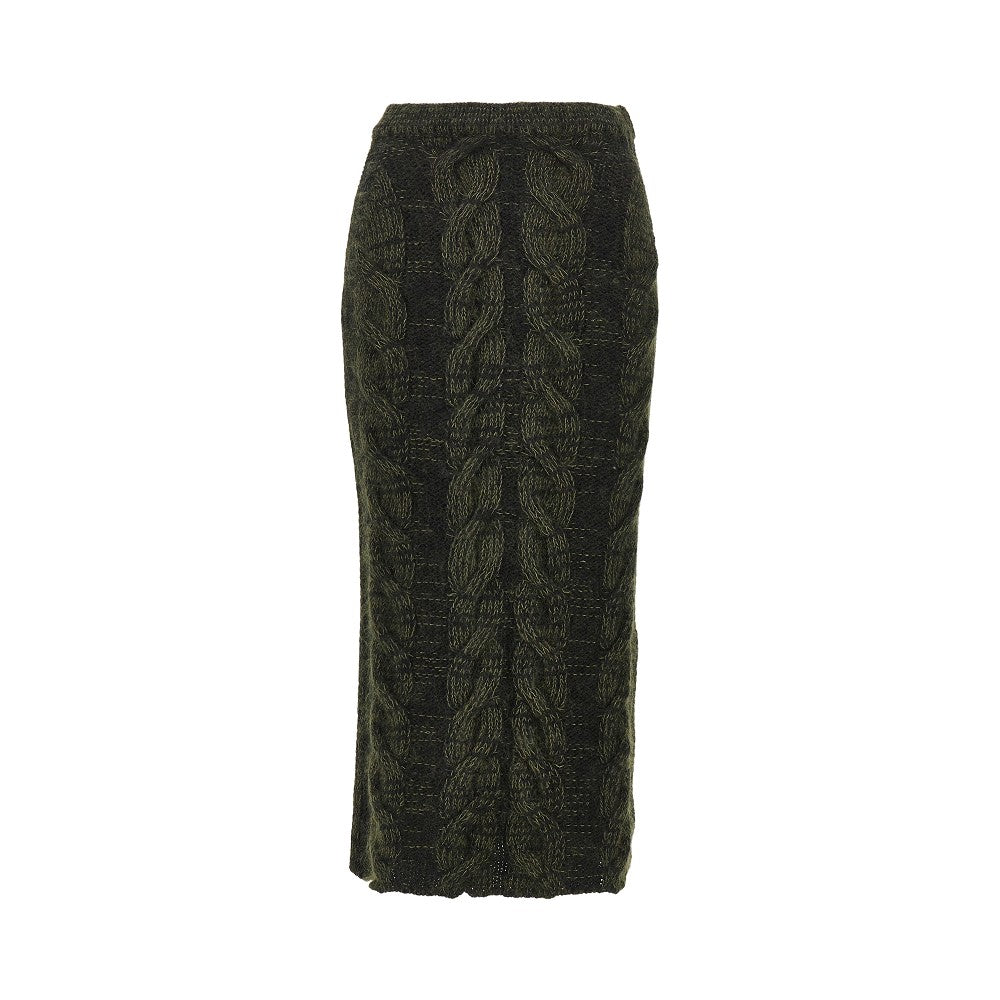 ziva knitted long skirt