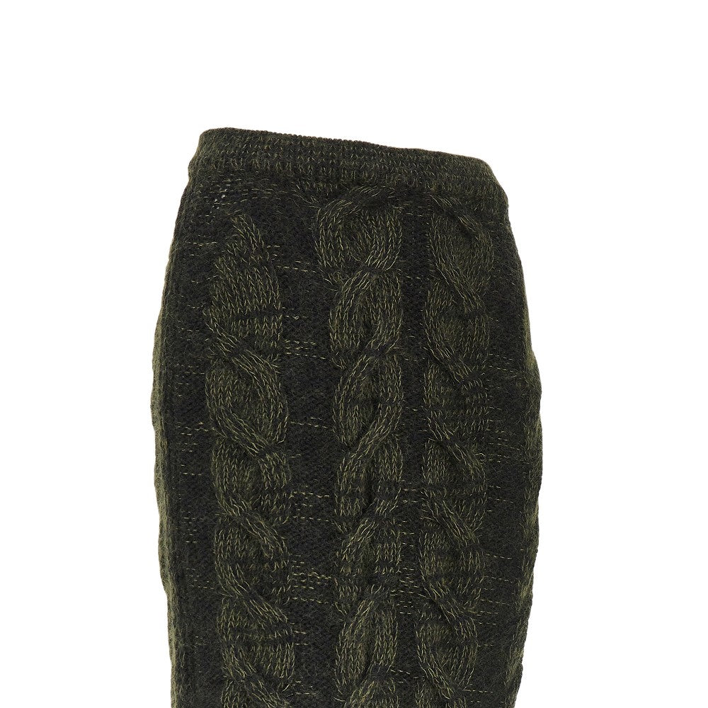 KHAITE S ziva knitted long skirt