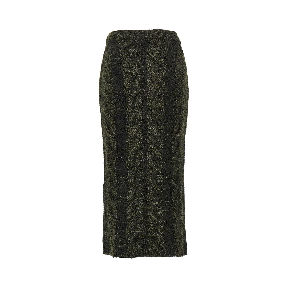ziva knitted long skirt