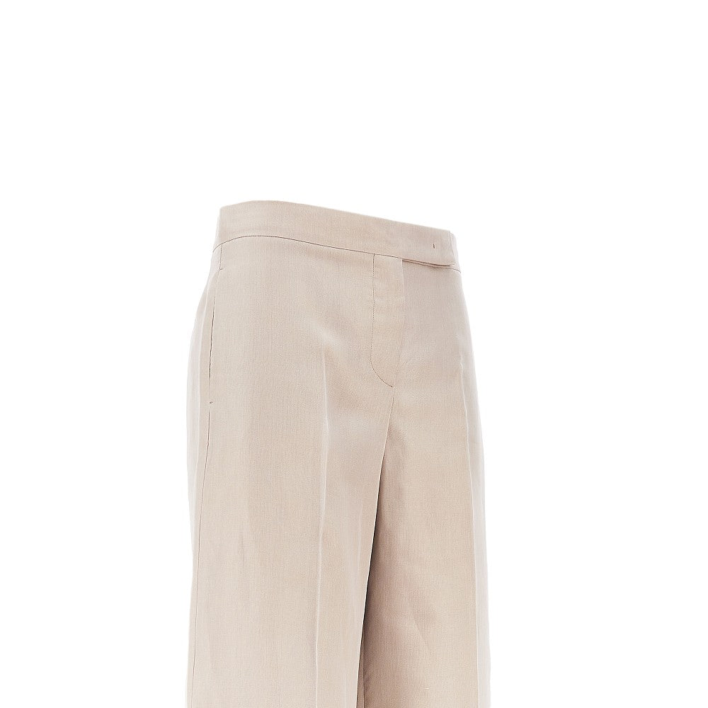 MAX MARA 42 linen taffetà pants