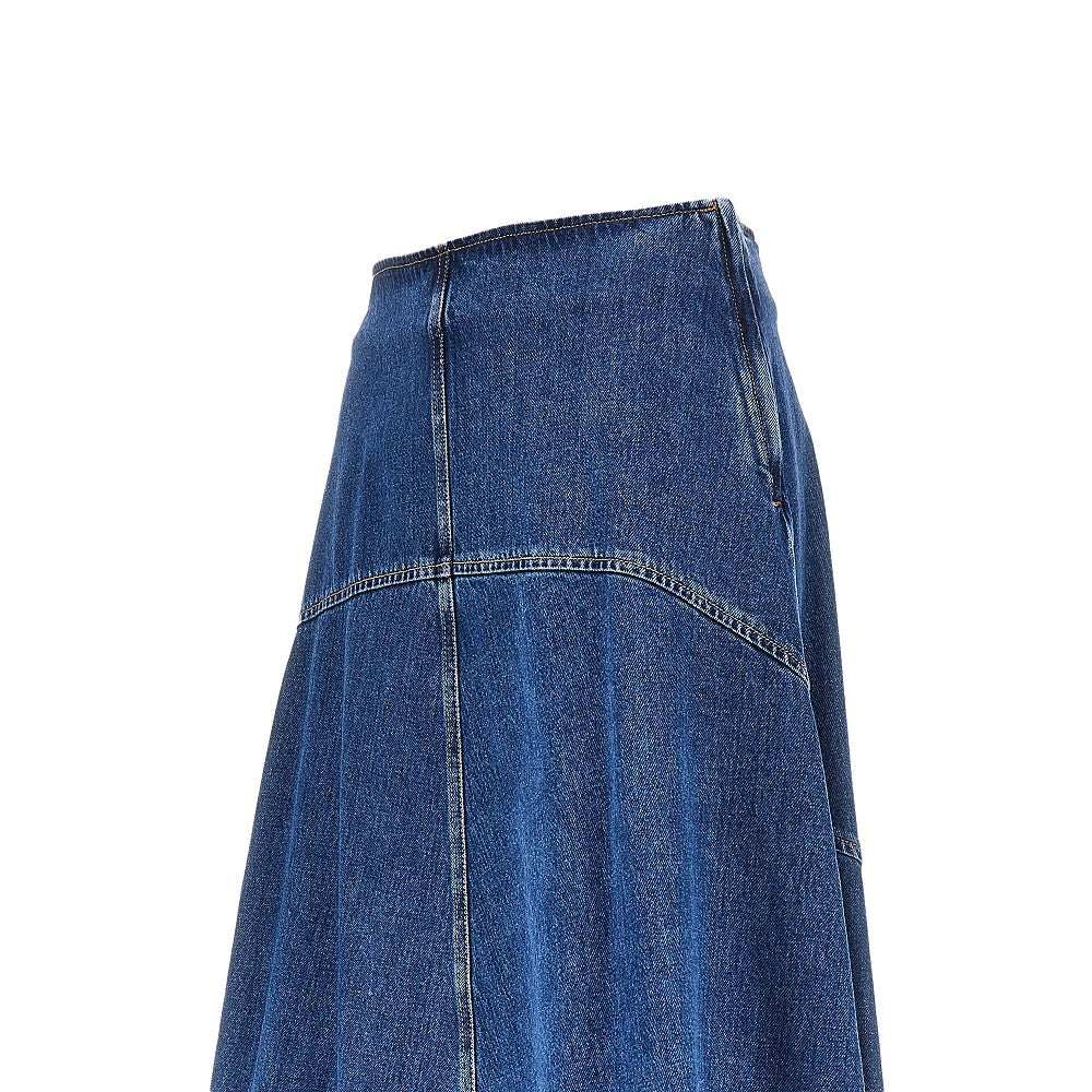 MAX MARA WEEKEND 38 cotton denim long skirt
