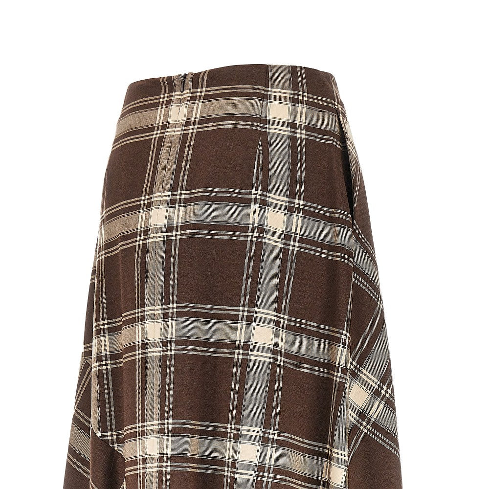 check batavia midi skirt