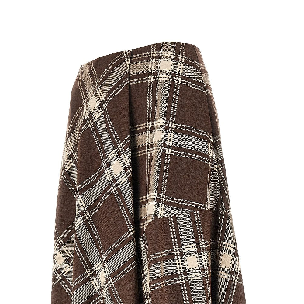 check batavia midi skirt